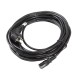Kabel zasilający CEE 7/7 - IEC 320 C13 VDE 10M czarny Kabel zasilający CEE 7/7 - IEC 320 C13 VDE 10M czarny