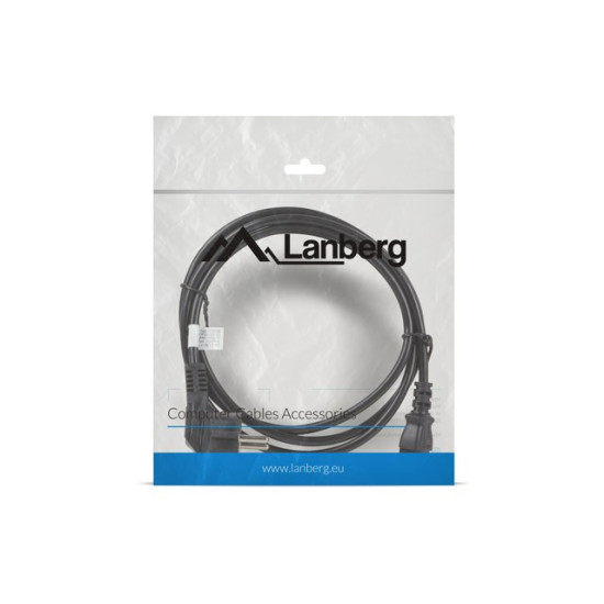 Kabel zasilający CEE 7/7 - IEC 320 C13 VDE 1.8M czarny 
