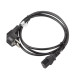 Kabel zasilający CEE 7/7 - IEC 320 C13 VDE 1.8M czarny 