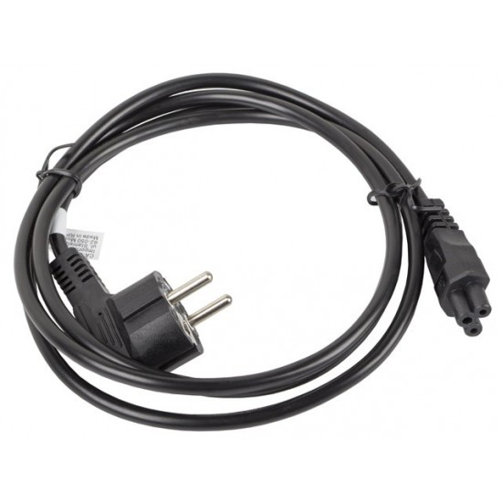 Kabel zasilający Laptop (MIKI) IEC 7/7 - IEC 320 C5 1.8M VDE czarny