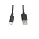 Kabel USB-C -> USB-A M/M 1M 2.0 czarny 