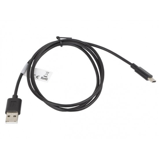 Kabel USB-C -> USB-A M/M 1M 2.0 czarny 