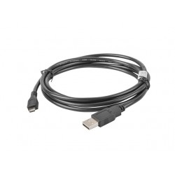 Kabel USB 2.0 micro AM-MBM5P 1.8M czarny  Kabel USB 2.0 micro AM-MBM5P 1.8M czarny