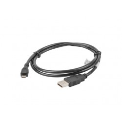 Kabel USB 2.0 micro AM-MBM5P 1M czarny  Kabel USB 2.0 micro AM-MBM5P 1M czarny
