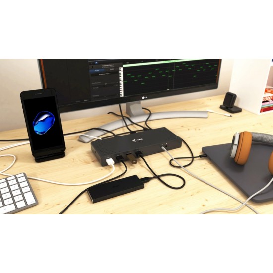 Replikator portów USB 3.0/USB-C  Dual