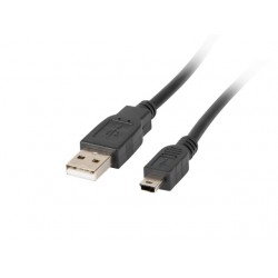 Kabel USB 2.0 mini AM-BM5P 1.8M czarny (CANON)  Kabel USB 2.0 mini AM-BM5P 1.8M czarny (CANON)