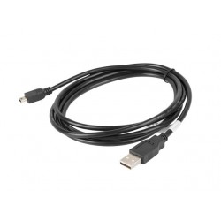 Kabel USB 2.0 mini AM-BM5P 1.8M czarny (CANON)  Kabel USB 2.0 mini AM-BM5P 1.8M czarny (CANON)