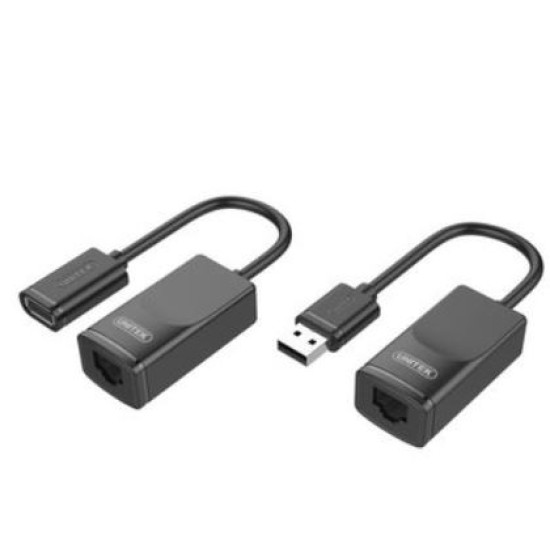 Przedłużacz USB po skrętce 60m, Y-UE01001