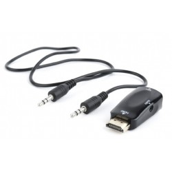 Adapter HDMI-A(M)->VGA(F)+Audio 