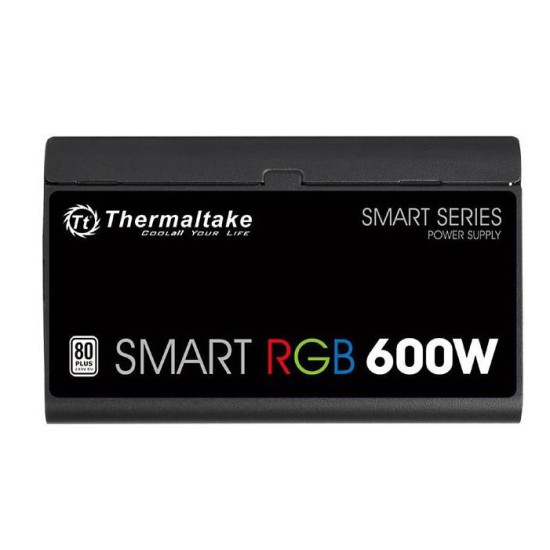 Smart 600W RGB (80+ 230V EU, 2xPEG, 120mm, Single Rail)