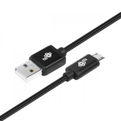 Kabel USB-Micro USB 1.5 m. czarny sznurek Kabel USB-Micro USB 1.5 m. czarny sznurek