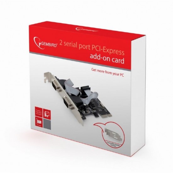 Karta PCI Express/ 2porty RS232/2MBps