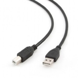 Kabel USB 2.0 AM-BM 1m/czarny Kabel USB 2.0 AM-BM 1m/czarny