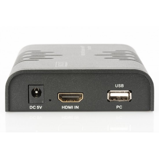 Przedłużacz/Extender KVM (HDMI+USB) do 120m po Cat.5e UTP lub IP, 1080p FHD 60Hz, audio (zestaw)