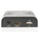 Przedłużacz/Extender KVM (HDMI+USB) do 120m po Cat.5e UTP lub IP, 1080p FHD 60Hz, audio (zestaw)