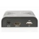 Przedłużacz/Extender KVM (HDMI+USB) do 120m po Cat.5e UTP lub IP, 1080p FHD 60Hz, audio (zestaw)