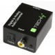 Konwerter cyfrowy Toslink SPDIF, coaxial audio na analog stereo RCA L/R Konwerter cyfrowy Toslink SPDIF, coaxial audio na analog stereo RCA L/R
