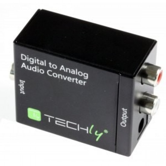 Konwerter cyfrowy Toslink SPDIF, coaxial audio na analog stereo RCA L/R Konwerter cyfrowy Toslink SPDIF, coaxial audio na analog stereo RCA L/R