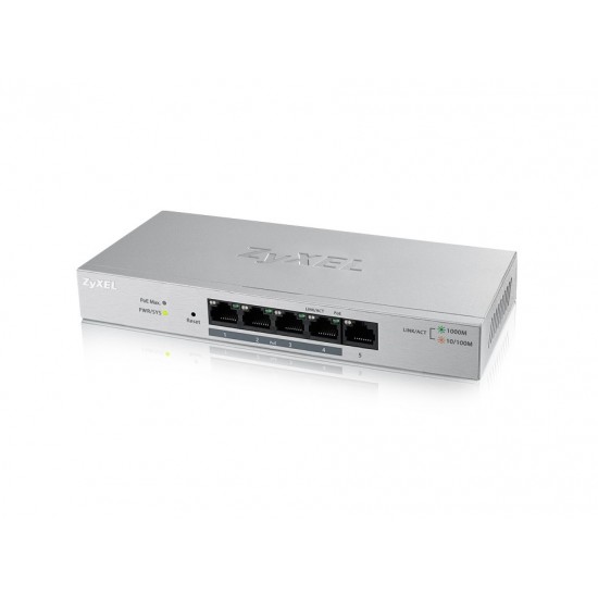 GS1200-5HPV2-EU0101F smart switch 5xGigabit 4xPOE 60W GS1200-5HPV2-EU0101F smart switch 5xGigabit 4xPOE 60W