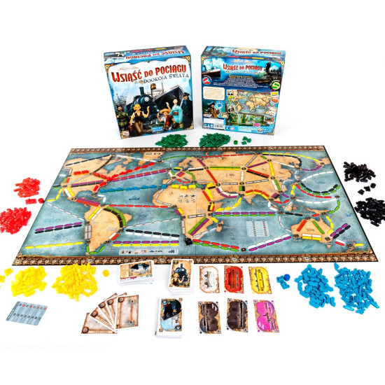 Gra Wsiąść do Pociągu: Dookoła Świata