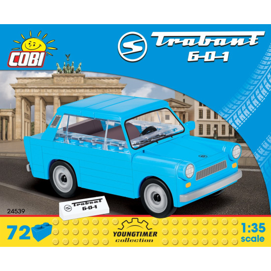 Klocki 72 elementów Trabant 601