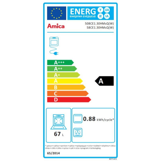 Kuchnia ceramiczna 58CE1.30HMSQW 