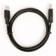 Kabel USB AM-BM 1.8 czarny 