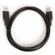 Kabel USB AM-AM 1.8m czarny 