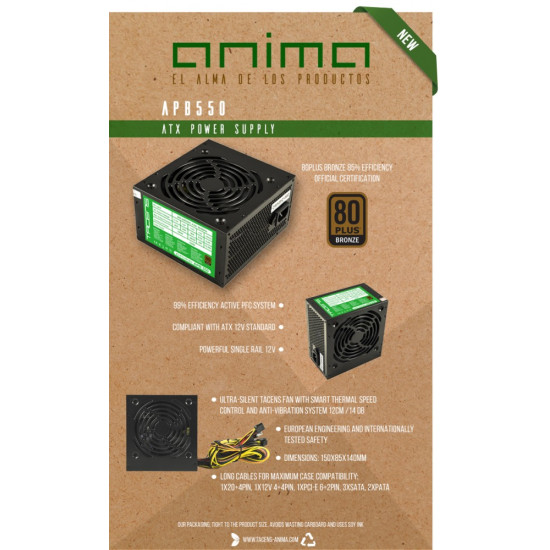 ANIMA APB550W 80PLUS