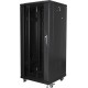 Szafa stojąca Rack 19 27U 600x600mm czarna (drzwi szklane) 