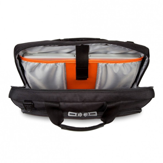 Torba na notebook CitySmart 14-15. 6 SlimLine Topload czarny/szary