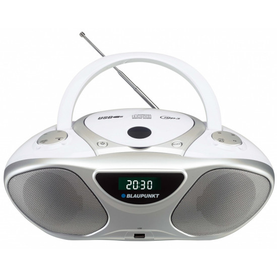 Przenośny radioodtwarzacz BB14WH CD MP3 USB AUX FM PLL 