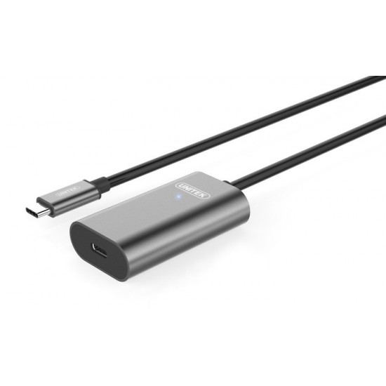 Przedłużacz aktywny USB Typ-C 3.1, 5m, M/F; U305A 