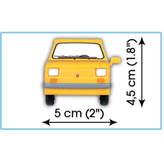 Klocki 71 elementów Polski Fiat 126P