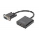 Konwerter/adapter audio-video VGA do HDMI, 1080p FHD, z audio 3.5mm MiniJack