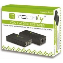 Extender VGA po kablu Cat5e/6 do 300m z audio 