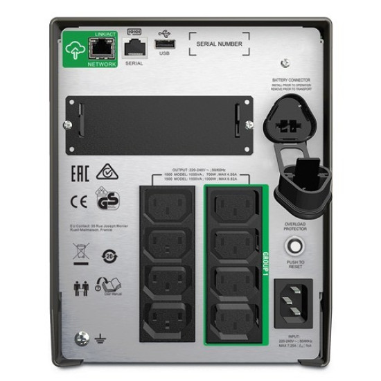 Zasilacz awaryjny SMT1500IC 1500VA/1kW Tower SmartConnect 