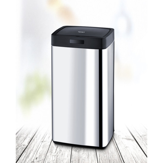 Bezdotykowy nierdzewny kosz na śmieci LT8044 