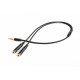 Adapter audio mikrofon 3.5mm minijack, 4PIN, 0.2m 