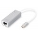 Karta sieciowa przewodowa USB 3.0 Typ C do Gigabit Ethernet 10/100/1000Mbps