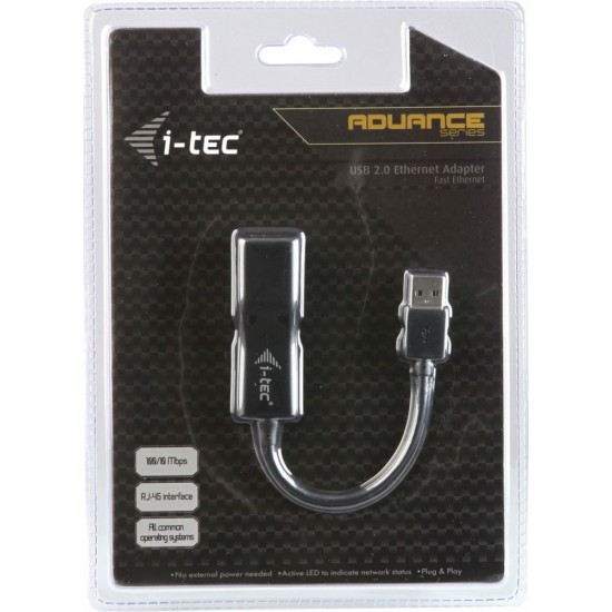 Zewnętrzna karta sieciowa USB 2.0 Fast Ethernet 100/10Mbps 