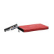 Kieszeń zewnętrzna HDD/SSD Sata Rhino Go 2,5 USB 3.0 czerwona