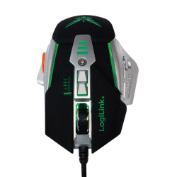 Mysz optyczna dla graczy 2400dpi odważniki LED