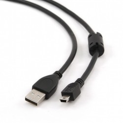 Kabel miniUSB 2.0 CANON FERRYT 1.8m czarny Kabel miniUSB 2.0 CANON FERRYT 1.8m czarny