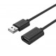 Kabel przedłużacz USB 2.0 AM-AF, 1m, Y-C428GBK 