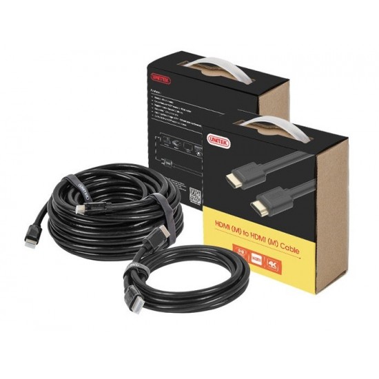 Kabel HDMI M/M 1,5m v2.0, pozłacany, Basic; Y-C137M 