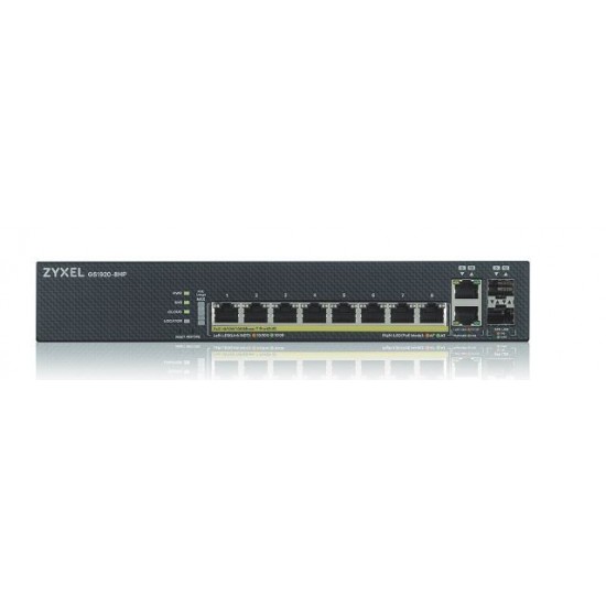 Przełącznik GS1920-8HPv2 10Port Gb 2xGb 130W PoE Przełącznik GS1920-8HPv2 10Port Gb 2xGb 130W PoE