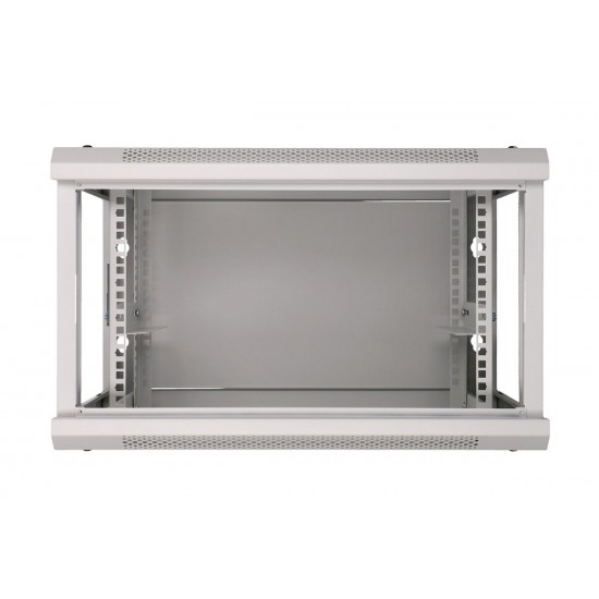Szafka wisząca rack 4U 600x450 szara szklane drzwi Szafka wisząca rack 4U 600x450 szara szklane drzwi