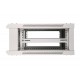 Szafka wisząca rack 4U 600x450 szara szklane drzwi Szafka wisząca rack 4U 600x450 szara szklane drzwi