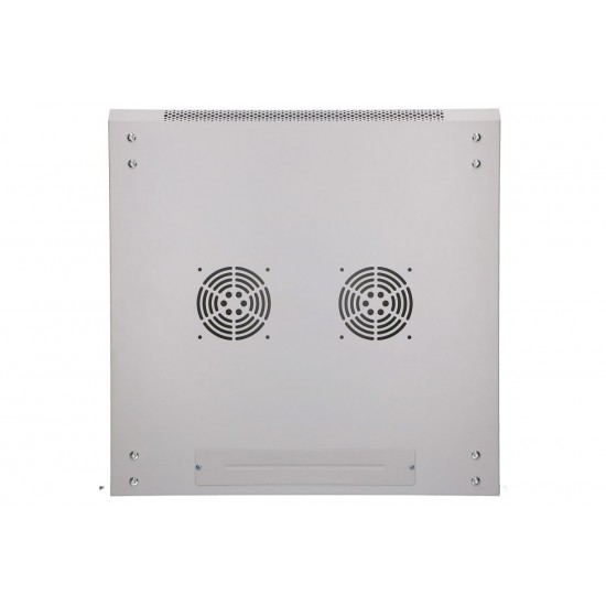 Szafka wisząca rack 4U 600x450 szara szklane drzwi Szafka wisząca rack 4U 600x450 szara szklane drzwi